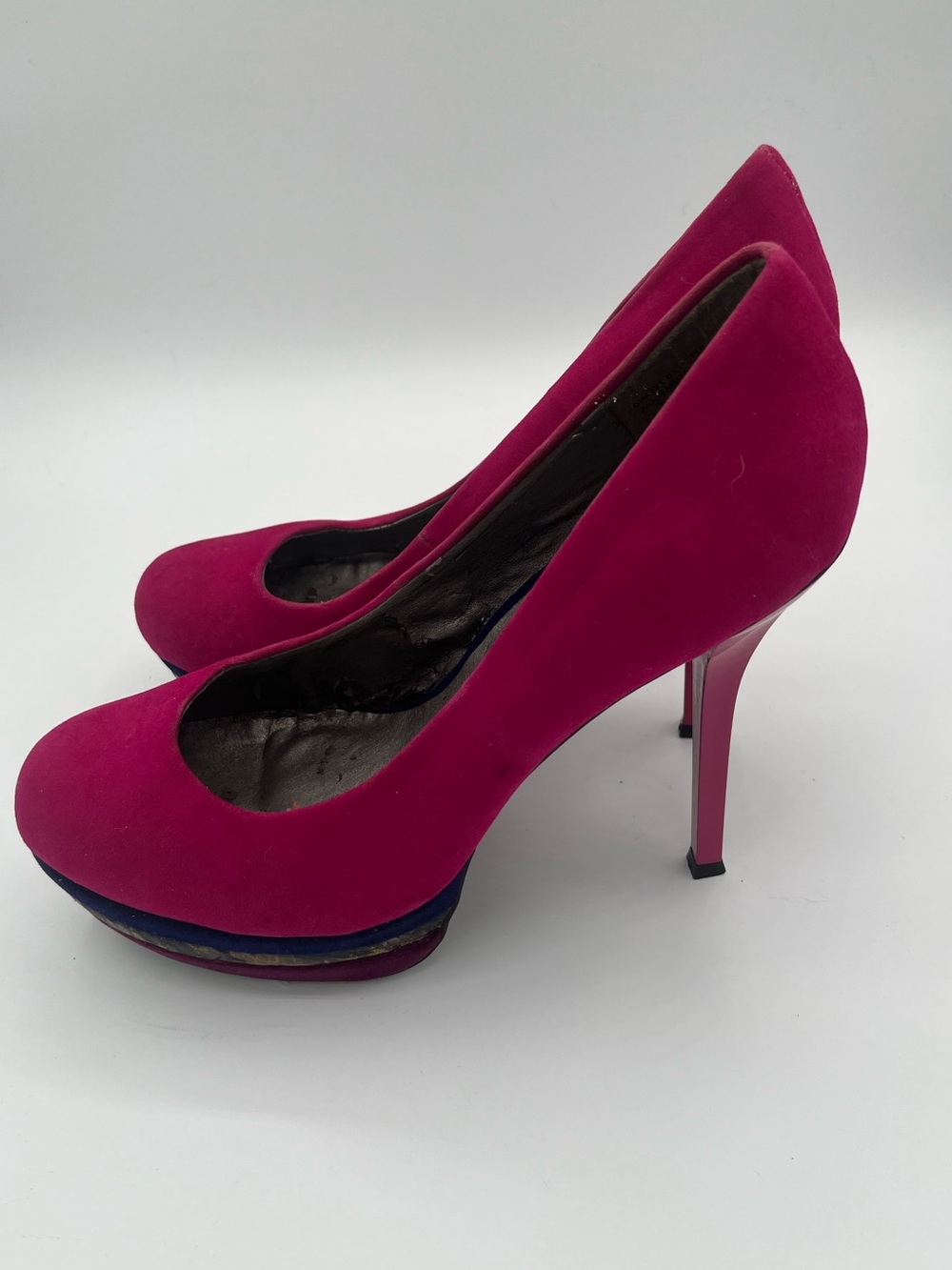 Vintage Dollhouse Pink Platform Heels